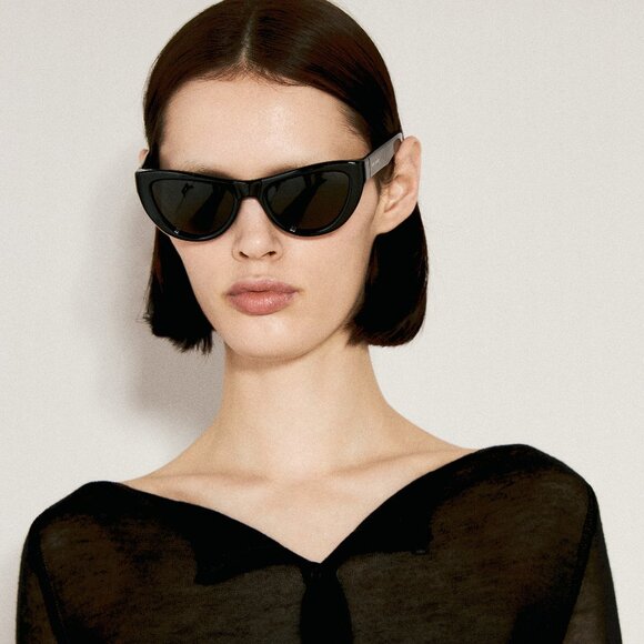 NEW SAINT LAURENT SL676 001 BLACK WOMEN SUNGLASSES SAIN LAURENT SL 676 001 - Picture 4 of 5